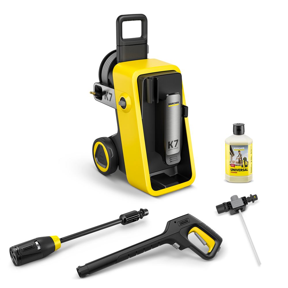3756-1 Hidrolimpiadora Karcher K 7 Comfort Premium de 600 l/h, color amarillo. - Imagen 1
