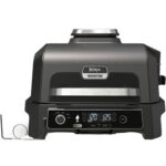 Barbacoa y ahumador eléctrico Ninja Woodfire OG850EU de 1700 W, gris y plateado. - Imagen 2