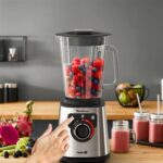 Batidora Moulinex PerfectMix+ LM871D10 de 1200 W, color negro y metal. - Imagen 4