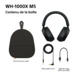 Auriculares inalámbricos con cancelación de ruido Sony WH1000XM5 negros - Imagen 6