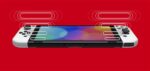 Nintendo Switch (modelo OLED) con base y mandos Joy-Con blancos. - Imagen 7
