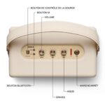 Altavoz inalámbrico Bluetooth Marshall Kilburn III color crema - Imagen 4