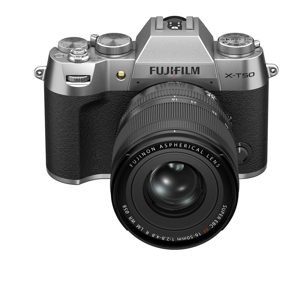 Kit-Appareil-photo-hybride-Fujifilm-X-T50-Argent-XF16-50mm Kit de cámara sin espejo Fujifilm X-T50 plateada + objetivo XF16-50mm - Imagen 1