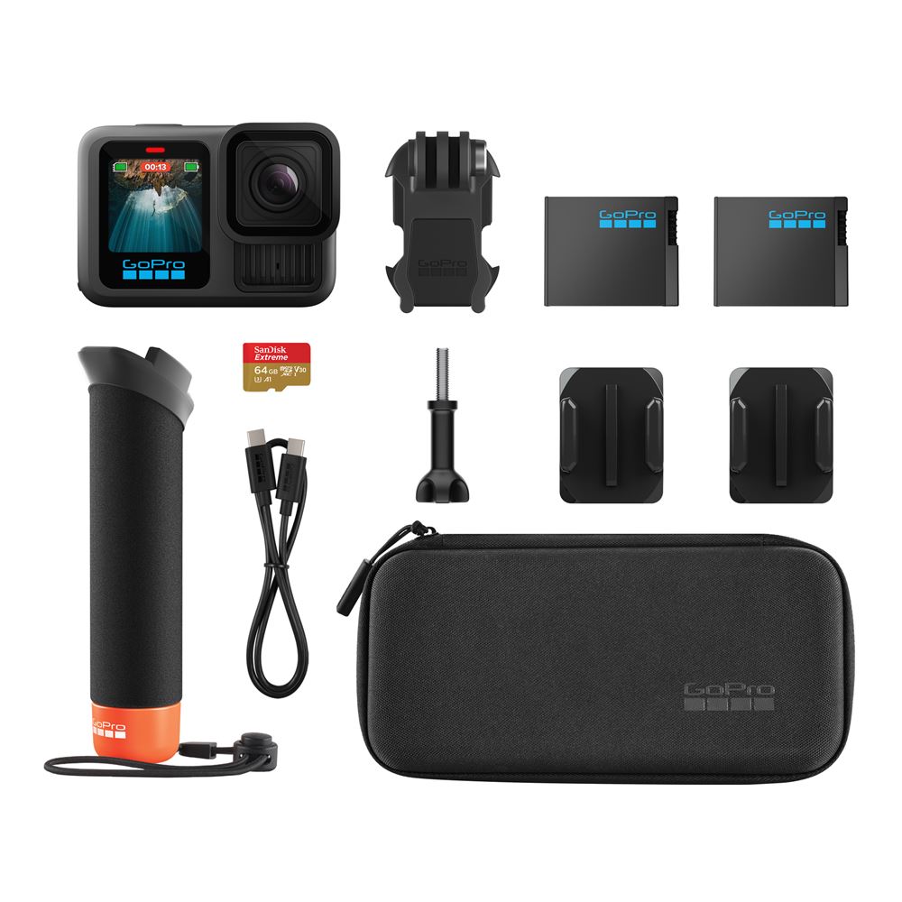 Pack-Camera-sport-GoPro-HERO13-Black-Acceoires Paquete de cámara de acción GoPro HERO13 Black + accesorios - Imagen 1
