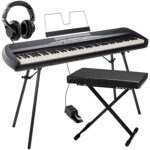 Korg - Pack SP280-BK + Soporte + Banco + Auriculares